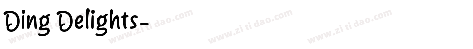 Ding Delights字体转换